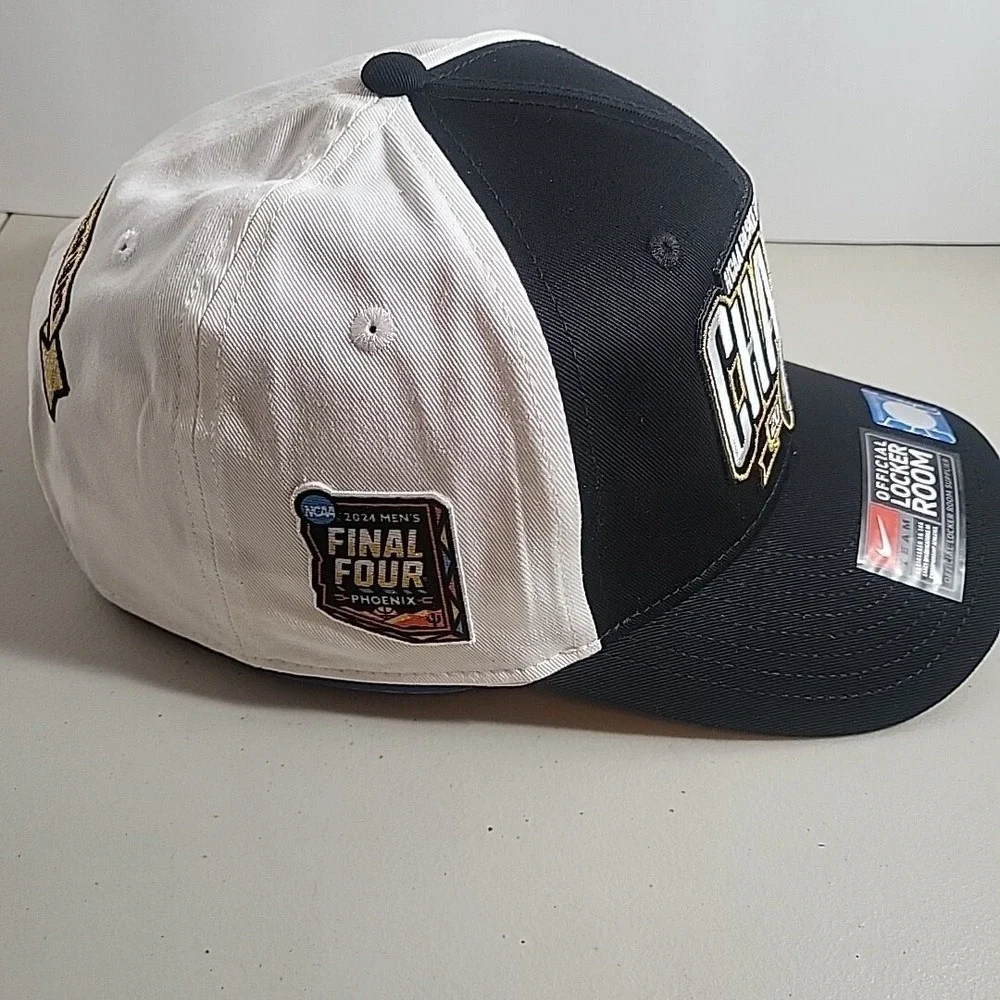 NIKE UConn Huskies 2024 Mens Basketball National Champions Locker Room Hat